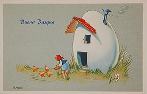 Cartolina Postale Buona Pasqua