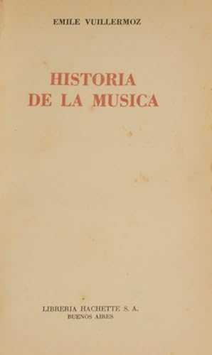 HISTORIA DE LA MUSICA.