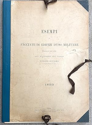 Seller image for Esempi di facciate di edifizi d'uso militare Torino 1893 for sale by Studio bibliografico De Carlo