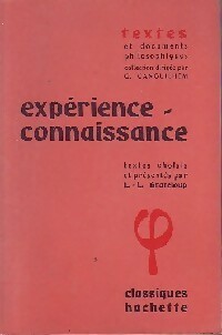 Image du vendeur pour Exp?rience - connaissance - L?on-Louis Grateloup mis en vente par Book Hmisphres