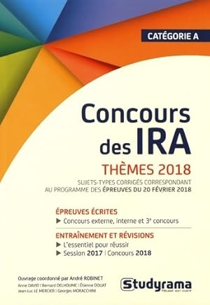 Concours des IRA th mes 2018 Cat gorie A - Collectif