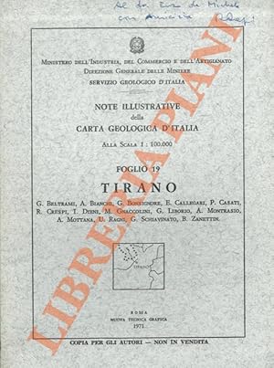 Note illustrative della Carta Geologica d'Italia. Foglio 19 Tirano.