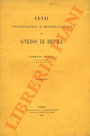 Cenni geognostici e mineralogici sul Gneiss di Beura.