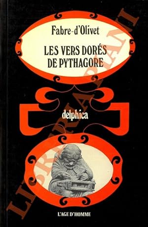 Imagen del vendedor de Les Vers dors de Pythagore, expliqus. a la venta por Libreria Piani