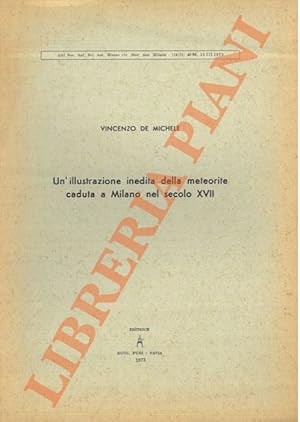 Un'illustrazione inedita della meteorite caduta a Milano nel secolo XVII.
