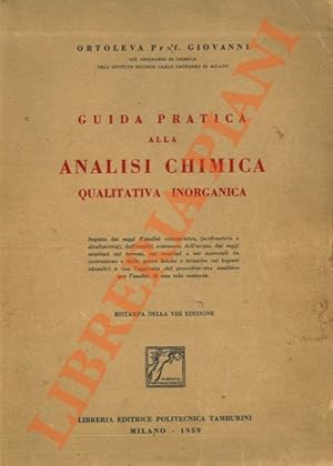 Guida pratica all'analisi chimica qualitativa inorganica.