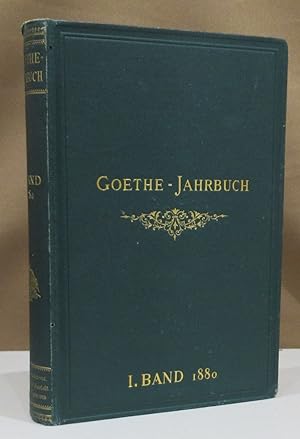 Bild des Verkufers fr Goethe-Jahrbuch. Erster Band. zum Verkauf von Dieter Eckert