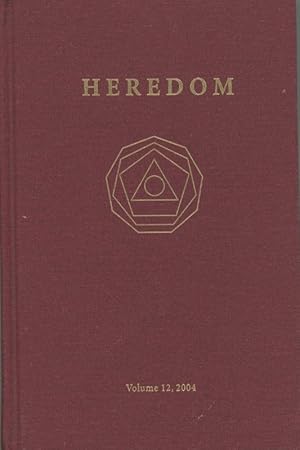 Heredom, the Transactions of the Scottish Rite Research Society, Volume 12, 2004