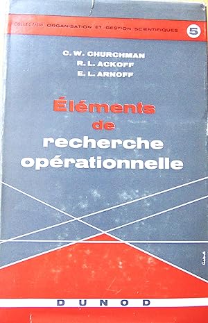 Éléments de recherche opérationnelle