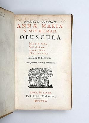 Image du vendeur pour Opuscula Hebraea, Graeca, Latina, Gallica. Prosaica & Metrica. mis en vente par Peter Harrington.  ABA/ ILAB.