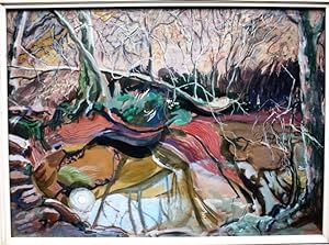 Original painting by Philip Meninsky. Untitled, "An enchanted forest"