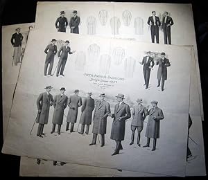 Seller image for 1927 Four Posters Advertising Fifth Avenue Men's Fashions Spring & Summer and Fall & Winter for sale by Certain Books, ABAA