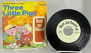 Bild des Verkufers fr Three Little Pigs Book And Record #1937 zum Verkauf von Books Galore Missouri