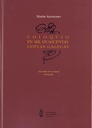 Seller image for COLOQUIO EN MIL DUASCENTAS COPLAS GALEGAS for sale by Librera Pramo