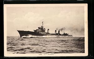 Carte postale Kriegsschiff Le Verdun