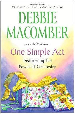 Bild des Verkufers fr One Simple Act: Discovering the Power of Generosity zum Verkauf von WeBuyBooks