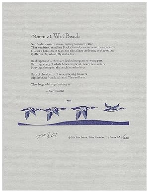 Storm at West Beach [Broadside]