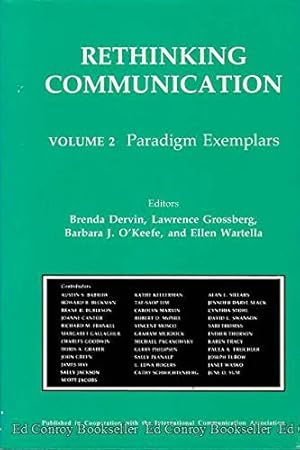 Imagen del vendedor de Rethinking Communication: Paradigm Exemplars a la venta por WeBuyBooks