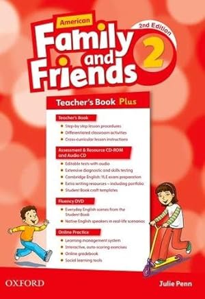 Image du vendeur pour American Family and Friends: Level Two: Teacher's Book Plus: Supporting all teachers, developing every child mis en vente par WeBuyBooks