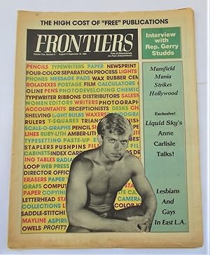 Frontiers (Vol. Volume 2 Number No. 9, August 31-September 14, 1983) Gay Newsmagazine Newsprint M...