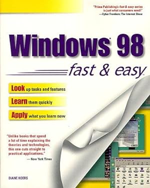 Immagine del venditore per Windows 98 Visual Learning Guide (Fast & Easy) venduto da WeBuyBooks