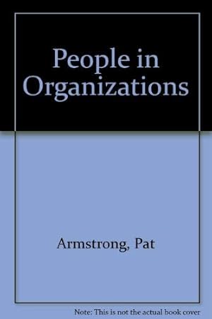 Seller image for People in Organizations for sale by WeBuyBooks