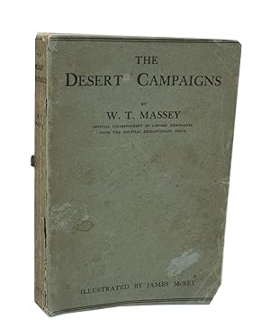 Imagen del vendedor de The Desert Campaigns With illustrations from drawings by James McBey, Official artist with the Egyptian Expeditionary Force a la venta por Rare Aviation Books