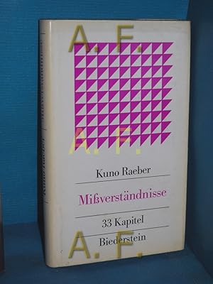 Seller image for Missverstndnisse : 33 Kapitel. for sale by Antiquarische Fundgrube e.U.
