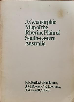 Image du vendeur pour A Geomorphic Map of the Riverine Plain of South-eastern Australia. mis en vente par Dial-A-Book