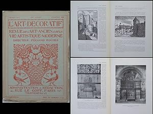 L'ART DECORATIF n°183 1912 FERRONNERIE ESPAGNOLE, CARCASSONNE, ECOLE ARTS DECO