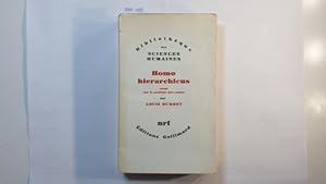 Bild des Verkufers fr homo hierarchicus. Essai sur le systme des castes (Biliothque des sciences humaines) zum Verkauf von Gebrauchtbcherlogistik  H.J. Lauterbach