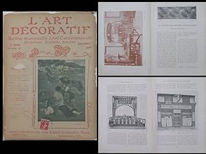 L'ART DECORATIF n°99 1906 ART NOUVEAU, GAILLARD, SCHEIDECKER, MAJORELLE, SERRURIER, SALON AUTOMOBILE