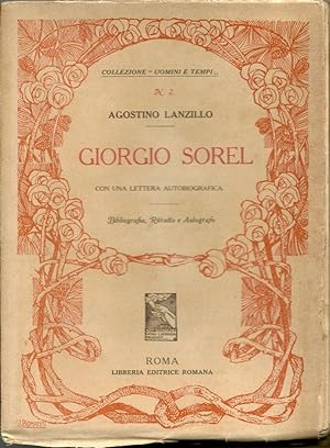 Giorgio Sorel. Con una lettera auto-biografica.