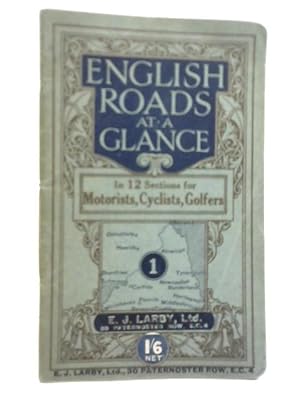 Immagine del venditore per English Roads at a Glance in 12 Sections No. 1 venduto da World of Rare Books