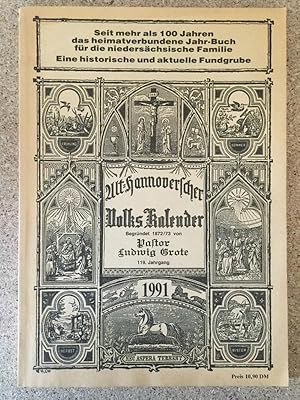 Image du vendeur pour Althannoverscher Volkskalender auf das Jahr 1991 (119.Jahrgang) mis en vente par Bchersammelservice Steinecke