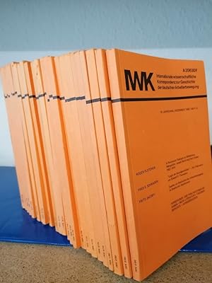 Konvolut: 28 Hefte Internationale wissenschaftliche Korrespondenz zur Geschichte der deutschen Ar...