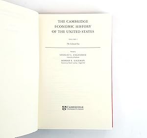 THE CAMBRIDGE ECONOMIC HISTORY OF THE UNITED STATES [3 VOLUMES]: Engerman, Stanley L.; Gallman, ...