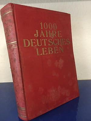 Seller image for Tausend Jahre deutsches Leben - Eine volkstmliche Kulturgeschichte for sale by Bchersammelservice Steinecke