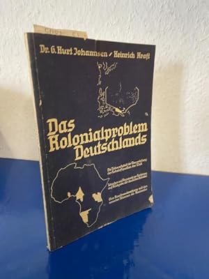 Seller image for Das Kolonialproblem Deutschlands for sale by Bchersammelservice Steinecke
