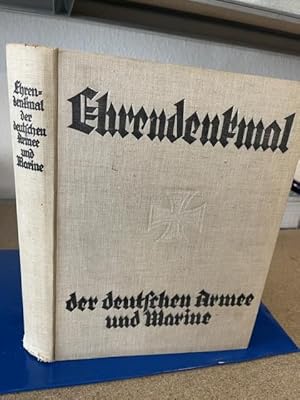 Bild des Verkufers fr Ehrendenkmal der Deutschen Armee und Marine - Volksausgabe zum Verkauf von Bchersammelservice Steinecke