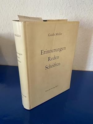 Bild des Verkufers fr Erinnerungen - Reden - Schriften zum Verkauf von Bchersammelservice Steinecke