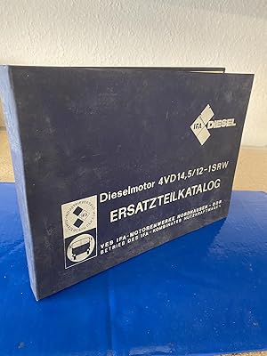 Ersatzteilkatalog Dieselmotor 4 VD 14,5 / 12 - 1 SRW - 1985