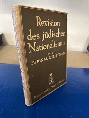 Seller image for Revision des jdischen Nationalismus. for sale by Bchersammelservice Steinecke