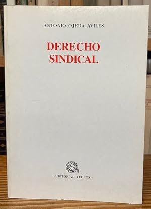 Imagen del vendedor de DERECHO SINDICAL a la venta por Fbula Libros (Librera Jimnez-Bravo)