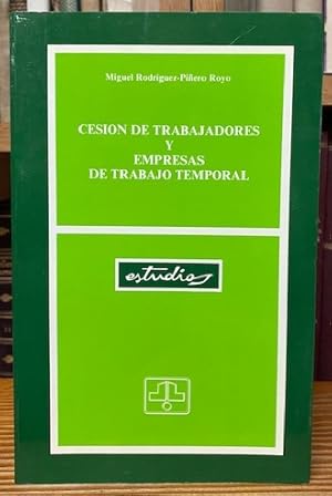 Seller image for CESION DE TRABAJADORES Y EMPRESAS DE TRABAJO TEMPORAL for sale by Fbula Libros (Librera Jimnez-Bravo)