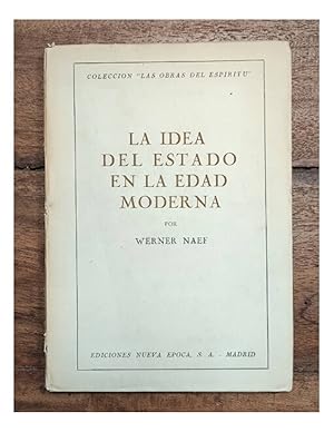 Imagen del vendedor de LA IDEA DEL ESTADO EN LA EDAD MODERNA a la venta por Librera Llera Pacios