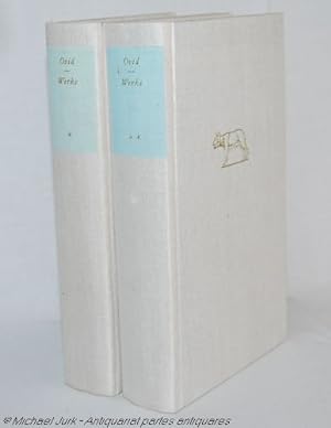 Ovid. - Werke in zwei Bänden. 1. Band: Verwandlungen. 2. Band: Liebeselegien. Briefe berühmter Fr...