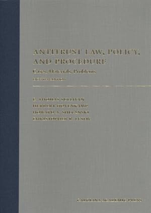 Imagen del vendedor de Antitrust Law, Policy, and Procedure : Cases, Materials, Problems a la venta por GreatBookPrices