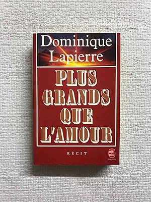 Image du vendeur pour Plus Grands Que l'Amour mis en vente par Campbell Llibres