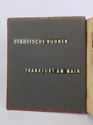 Bild des Verkufers fr Stdtische Bhnen Frankfurt am Main. [Spielzeiten 1960/61 und 1961/62]. - [Fotoalbum des Schauspielers Werner Berndt]. zum Verkauf von ANTIQUARIAT Franke BRUDDENBOOKS